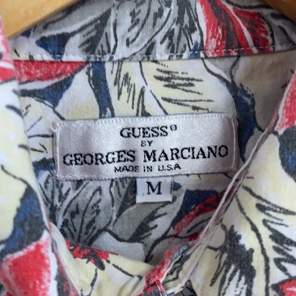 Vintage 80’s guess Hawaiian shirt - Picture 3 of 4